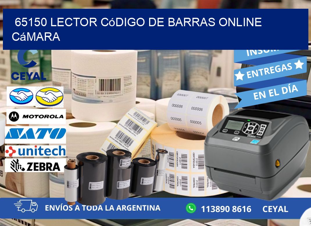 65150 Lector código de barras online cámara