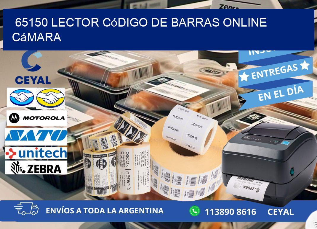 65150 Lector código de barras online cámara