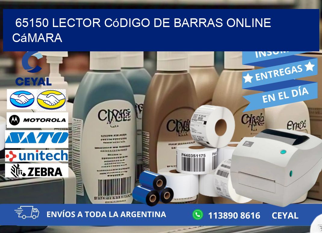65150 Lector código de barras online cámara