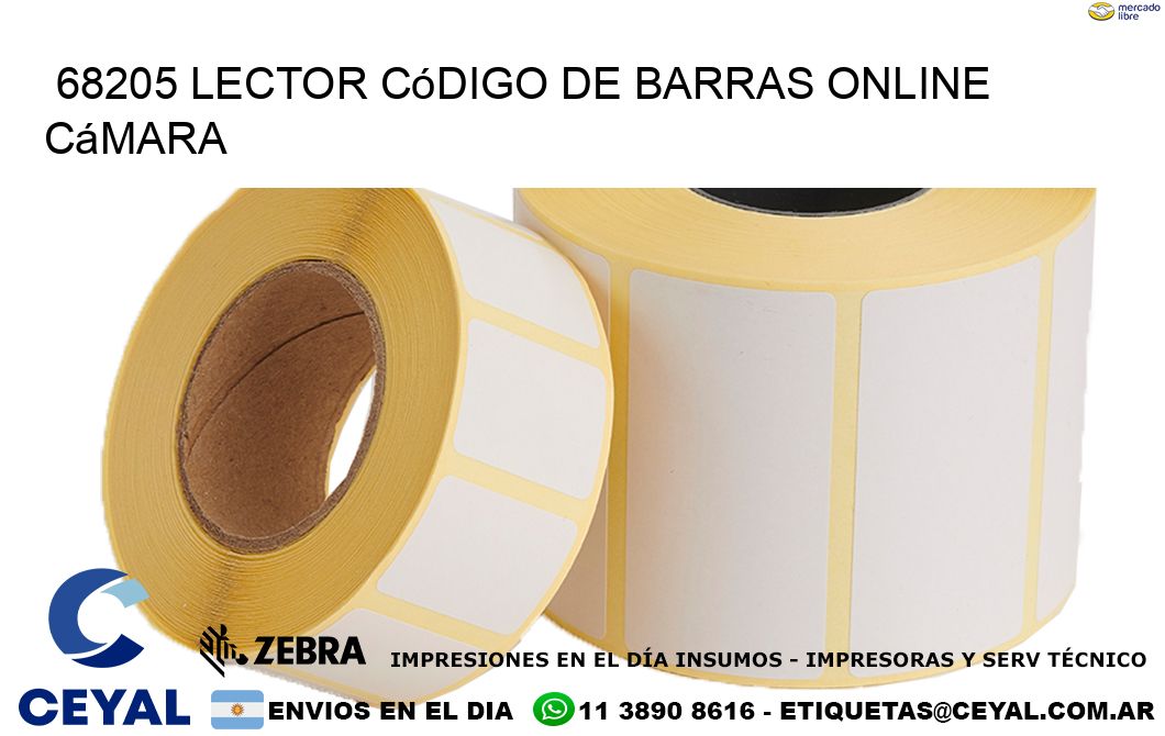 68205 Lector código de barras online cámara