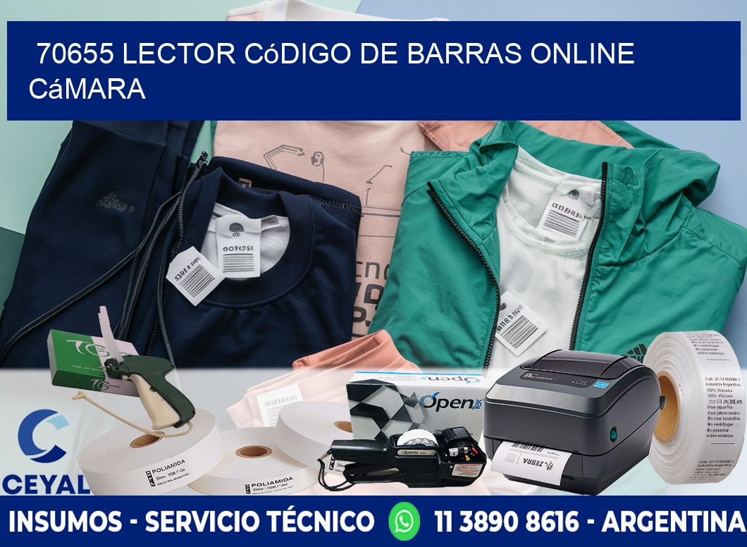 70655 Lector código de barras online cámara