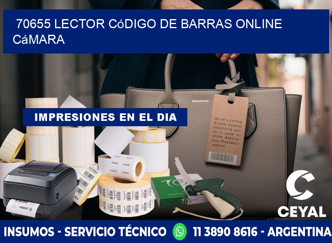 70655 Lector código de barras online cámara