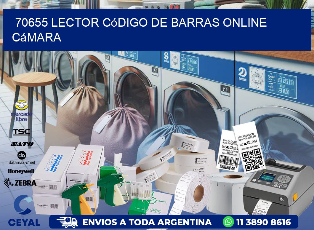 70655 Lector código de barras online cámara