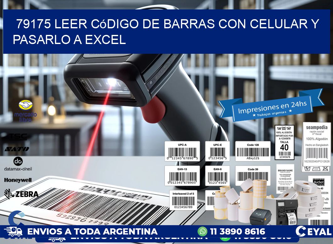 79175 Leer código de barras con celular y pasarlo a Excel