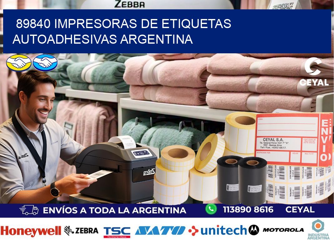 89840 Impresoras de etiquetas autoadhesivas argentina